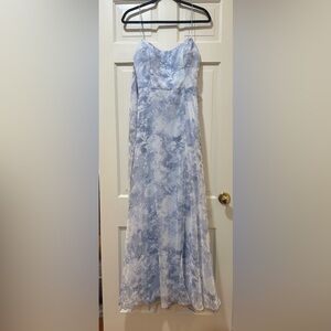 Jenny Yoo Kiara Bridesmaid Dress- size 10 - Whisper Blue